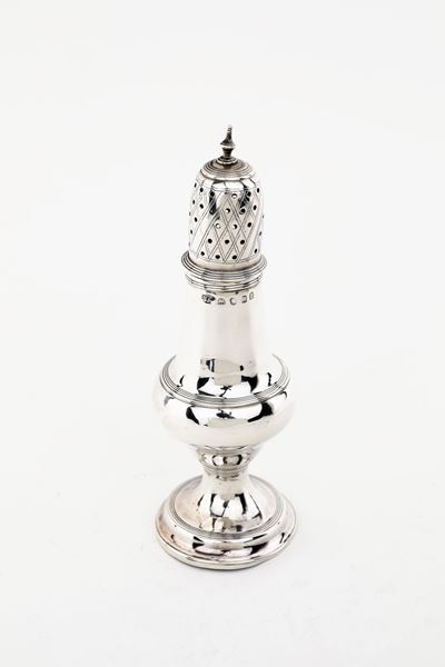 Caster Spargizucchero D'epoca Giorgio III, Londra 1797, Argentiere S.a.
