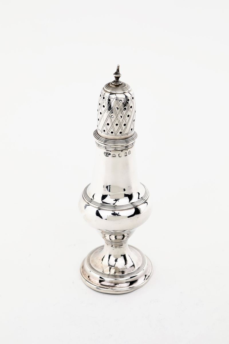 Caster Spargizucchero D'epoca Giorgio III, Londra 1797, Argentiere S.a.