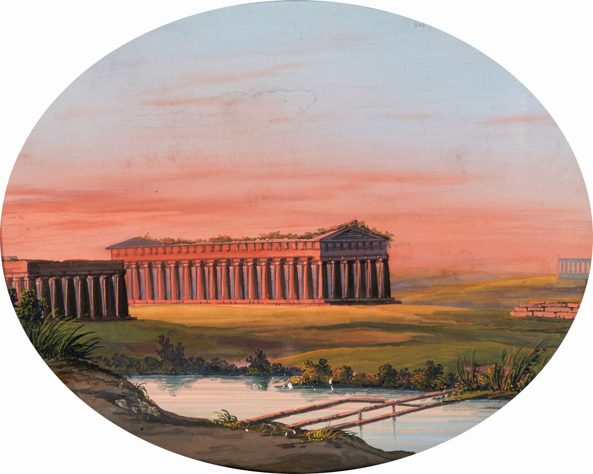 Pittore del XIX Secolo - Paestum