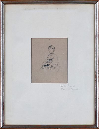 Ragazza con il Gatto (julie Manet)