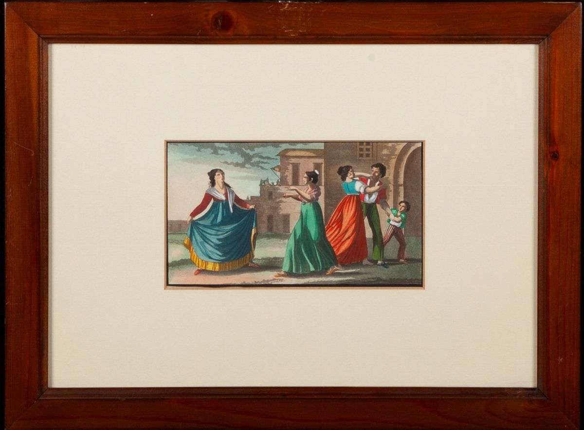 Anonimo del XIX Secolo - Due Scene di Genere