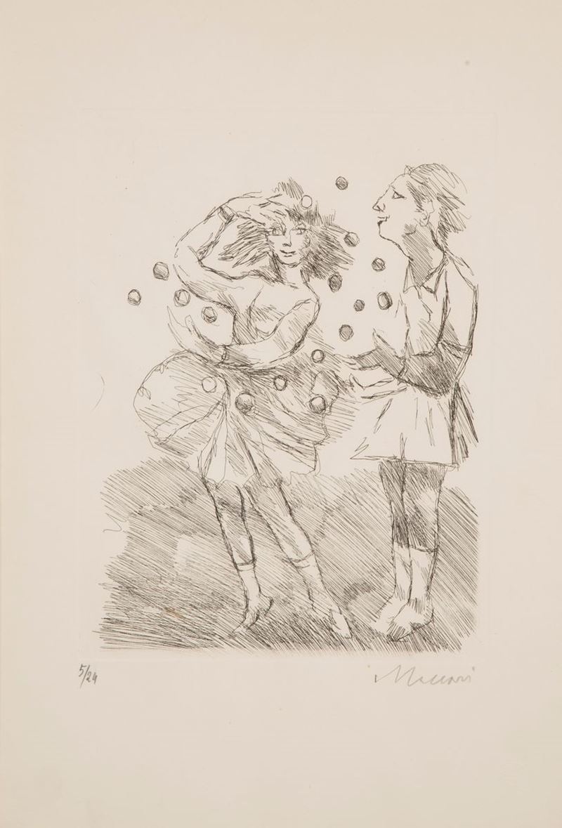 Mino Maccari - Giocolieri