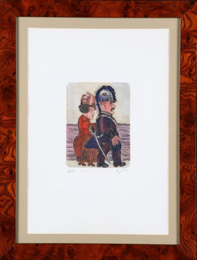 Militare con Nobildonna