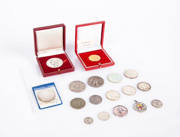 Lotto 13 monete e 4 medaglie  - Asta Numismatica: Monete, Medaglie e Carta Moneta - Casa d'Aste Arcadia