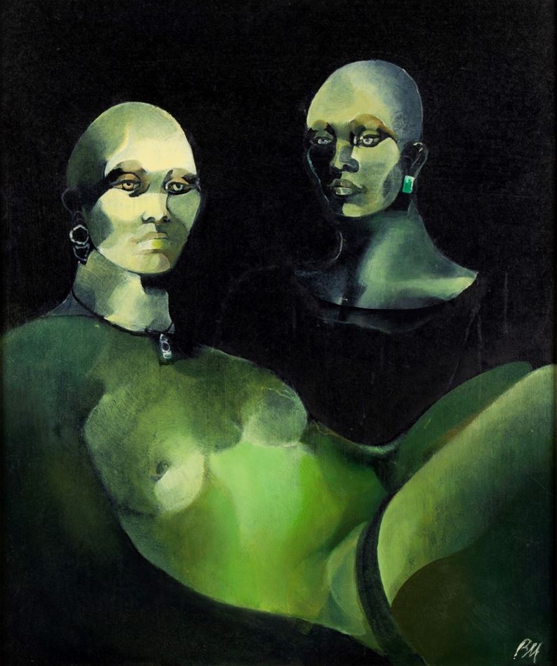 Anonimo del XX Secolo - Ritratto di Donne