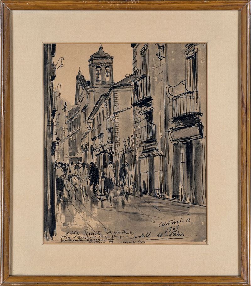 Antonio Asturi - Folla in Bicicletta