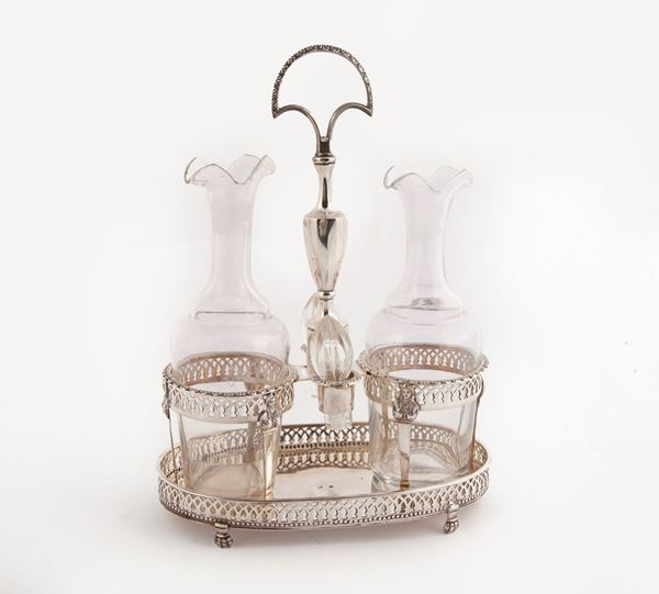 Oliera in argento, Genova, 1820 - 1830