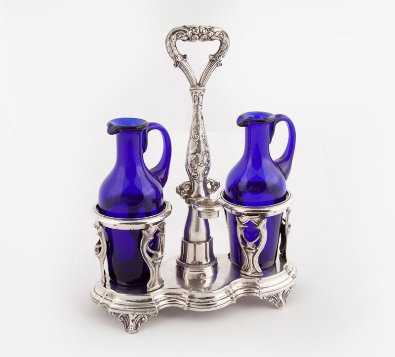 Oliera in Argento, Regno di Sardegna, 1830 Ca., Argentiere f.C.