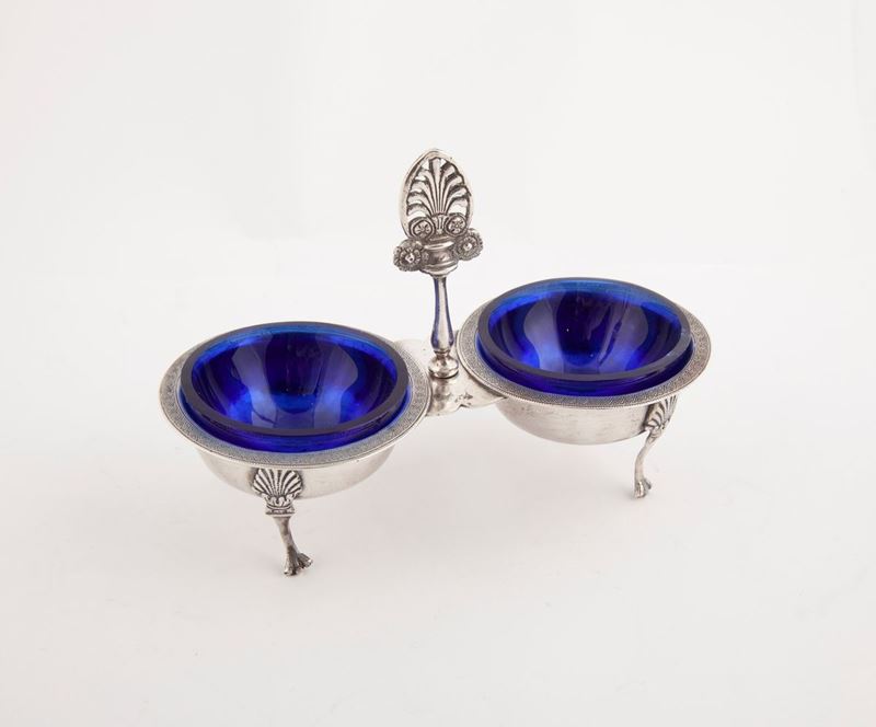 Saliera in Argento, Napoli, 1820 - 1830