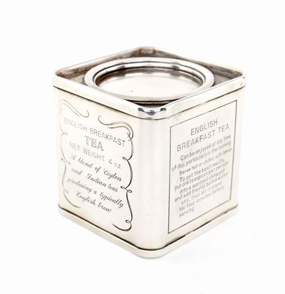 Tea Caddy in Argento