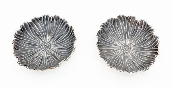 Coppia di piattini in argento 925, GianMaria Buccellati