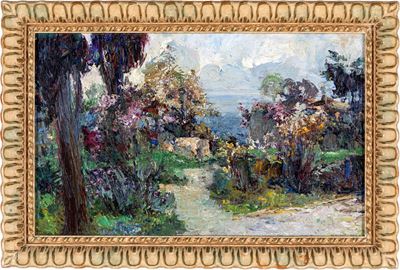 Giardino con Cipressi