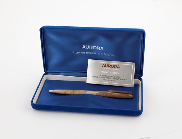 Aurora - Penna a sfera in argento 925/000