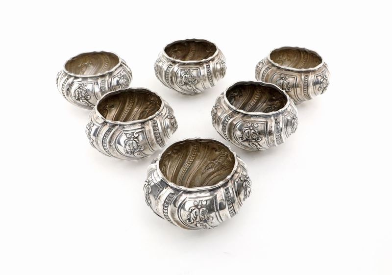 Sei Coppette in Argento, En Suite con le Precedenti