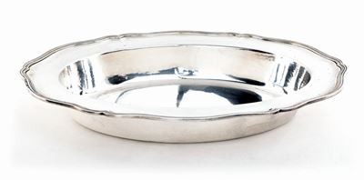 Grande Ciotola da Portata in Argento Sterling, Massoni Roma