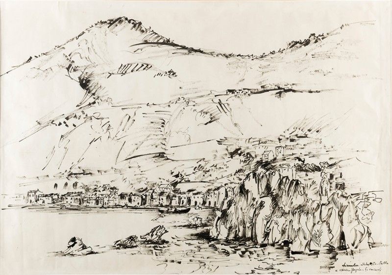 Gino Morandis - Veduta di Scilla
