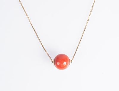 Collana in Oro e Corallo Rosso