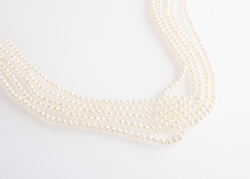 Sciarpina in Perle