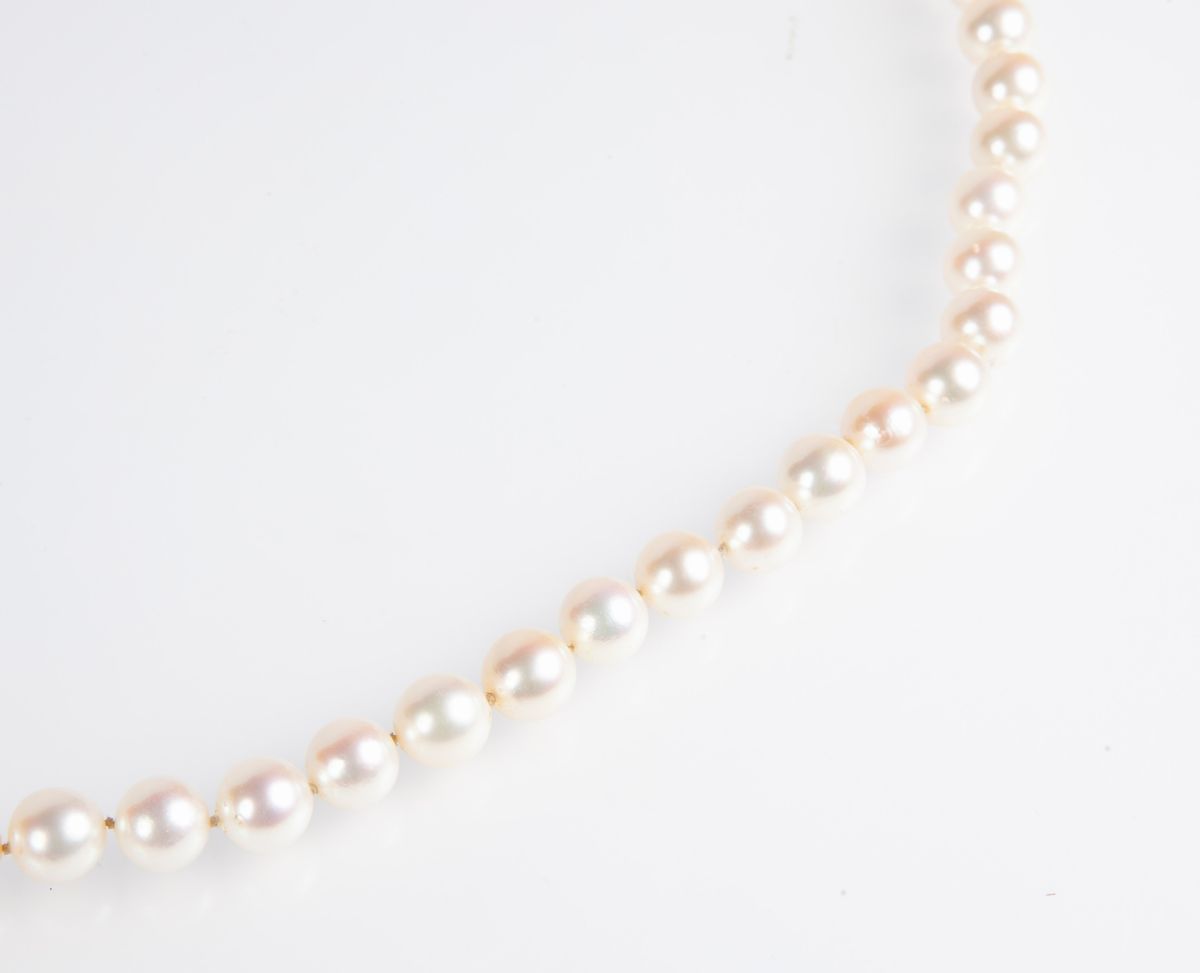 Collana di Perle in Oro e Brillanti