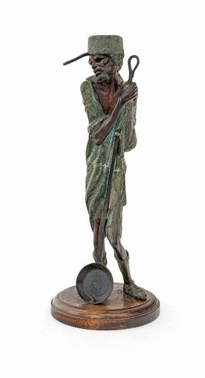 Scultura in Bronzo Patinato, Fine del XIX Secolo