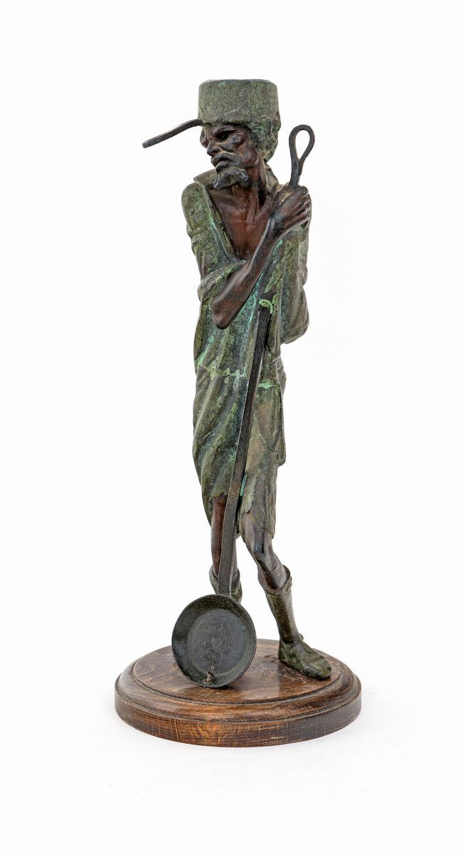 Scultura in Bronzo Patinato, Fine del XIX Secolo