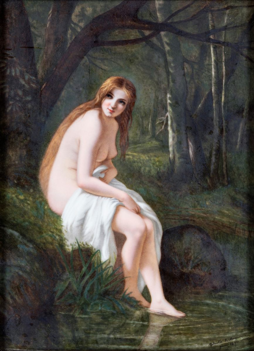 Marie Gabrielle le Masquerier - Ninfa al Bagno
