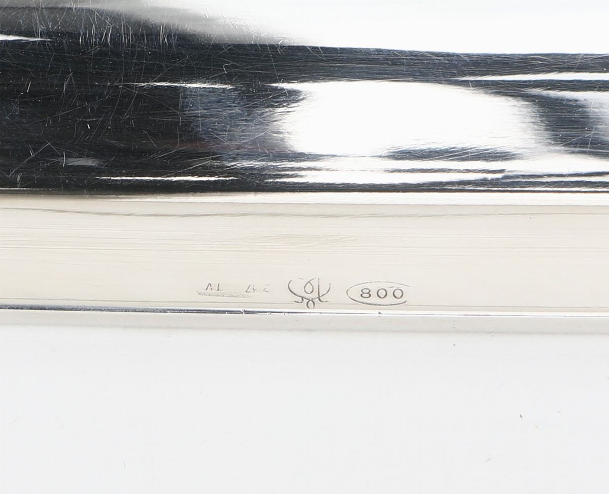 Vassoio Rettangolare in Argento