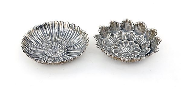 Due piattini in argento 925, GianMaria Buccellati