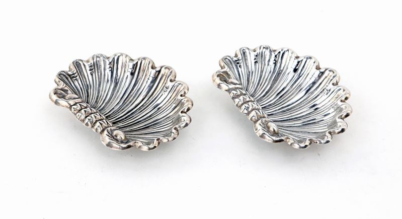 Coppia di Posacenere in Argento 925