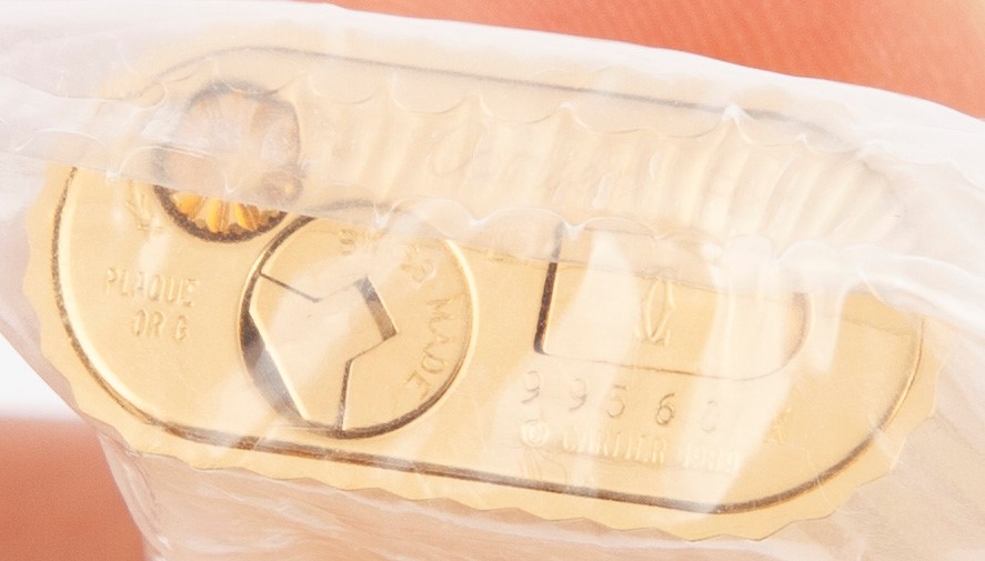 Cartier - Accendino in Metallo Placcato in Oro Giallo