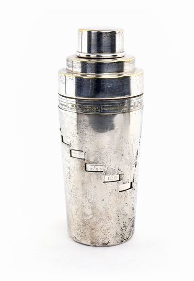 Shaker per Cocktail in Metallo Argentato