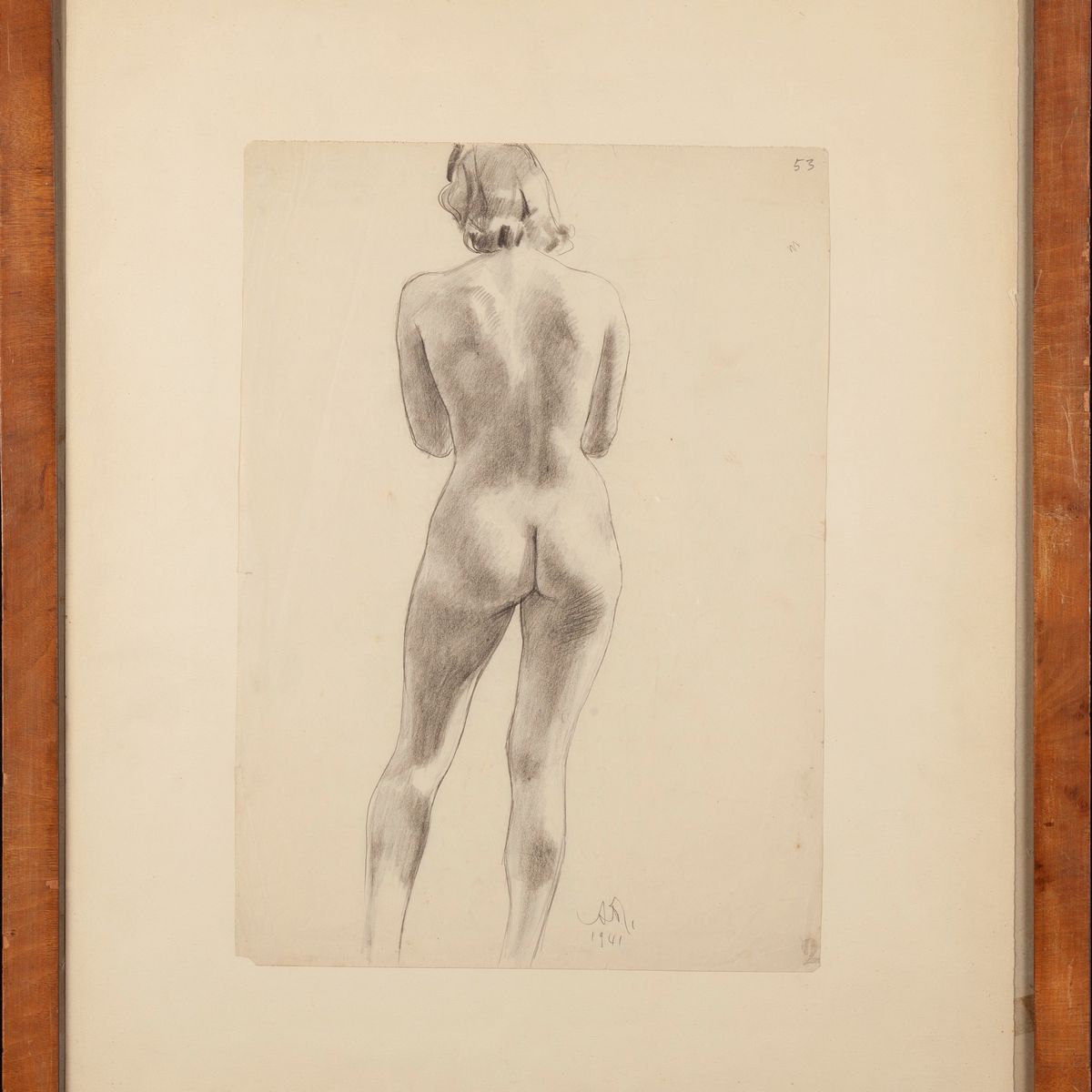 Anonimo del XX Secolo - Nudo di Donna