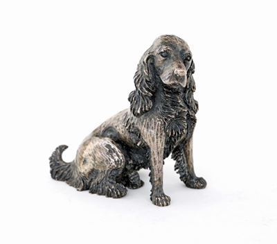 Cocker Spaniel in Argento