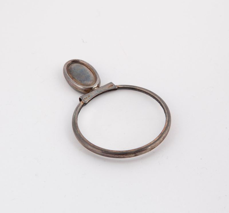 Lente D'ingrandimento con Profilo in Argento 925