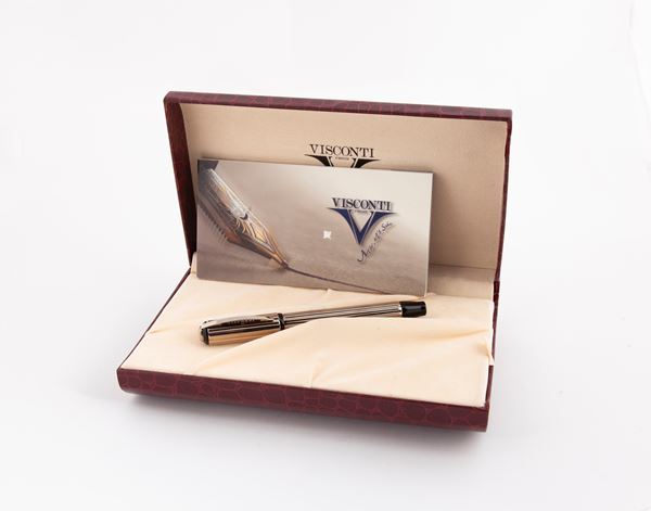 Visconti - Roller in acciaio e resina nera