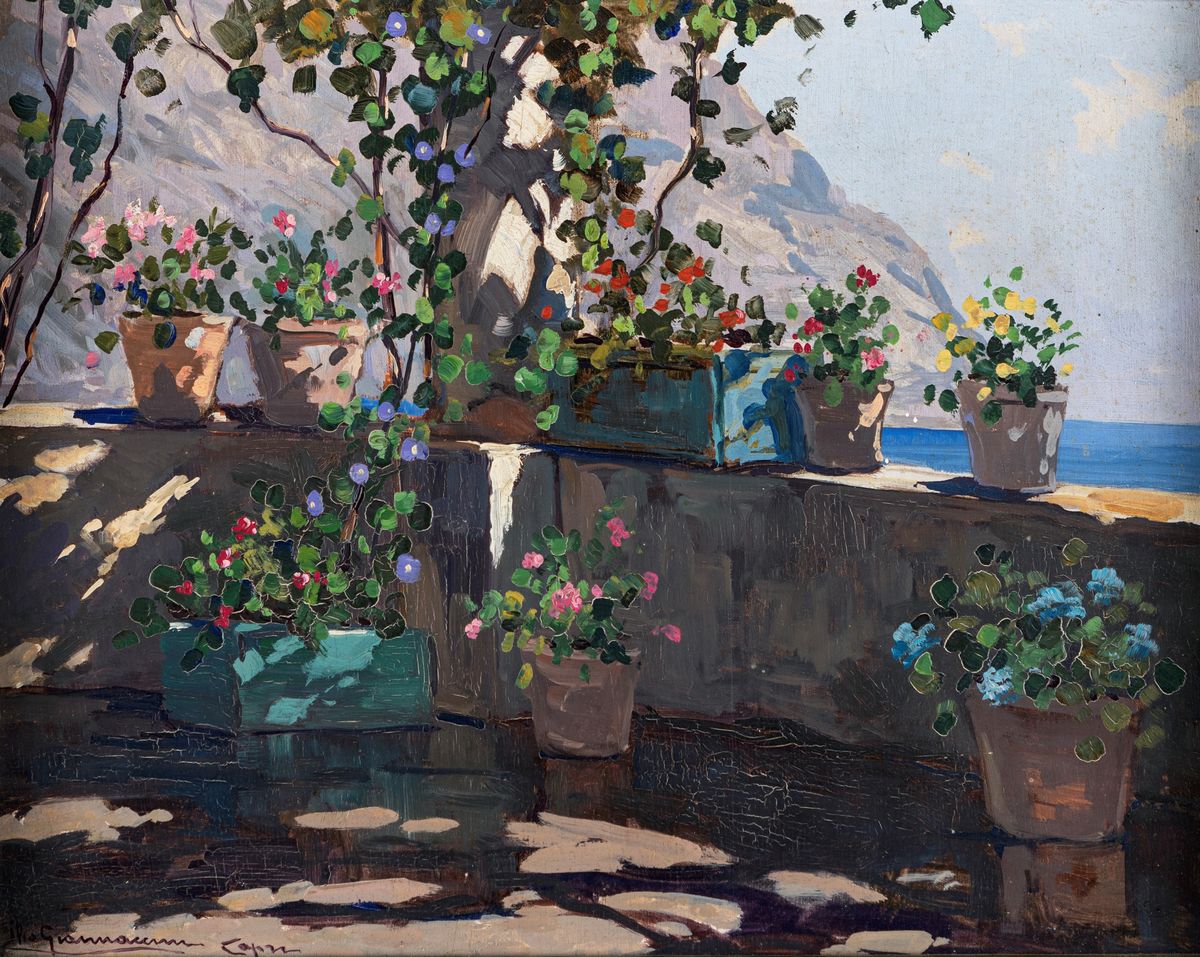 Ilio Giannaccini - Terrazza a Capri