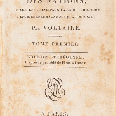 Voltaire Arouet François Marie - Essai Sur Les Moeurs Et L'esprit Des Nations