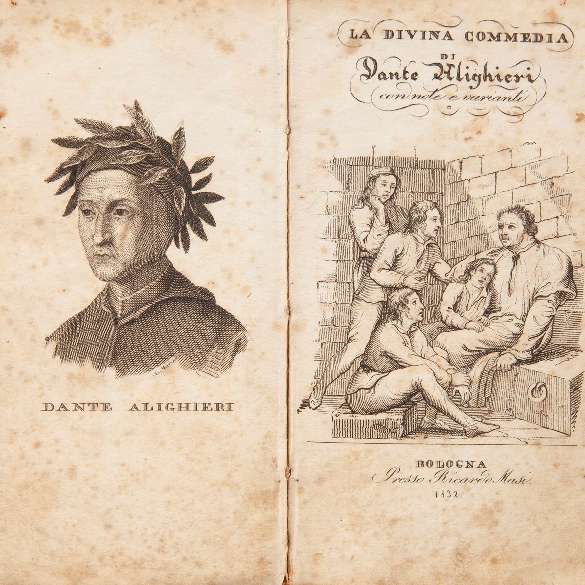 Dante Alighieri - la Divina Commedia. con Varianti Estratte dal Codice Bartoliniano e con Note di...