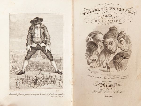 Jonathan Swift - I viaggi di Gulliver. Prima versione italiana del D.L.M.