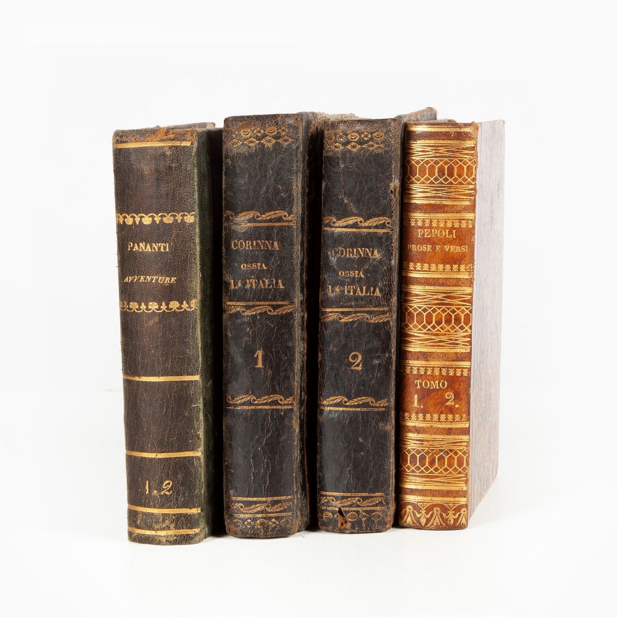 Carlo Pepoli - Prose e Versi, Primo e Secondo Volume, Rolandi Londra 1837; Filippo Pananti, Avven...