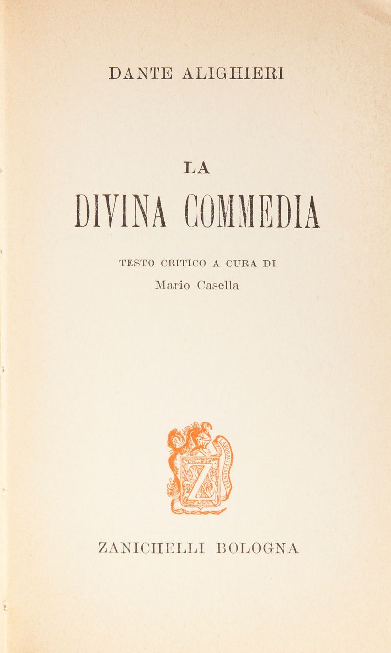 Dante Alighieri - Divina Commedia / la Vita Nuova e le Rime