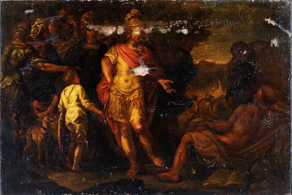 Pittore romano del XVII secolo - Scena mitologica