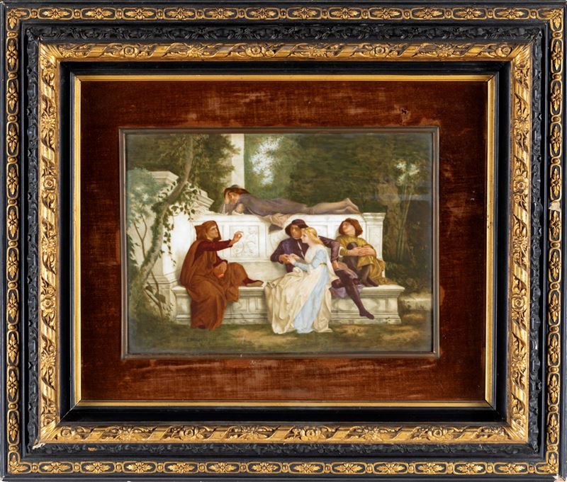 Emilie Desjeux - Poeta Fiorentino (dal Dipinto di Alexandre Cabanel)