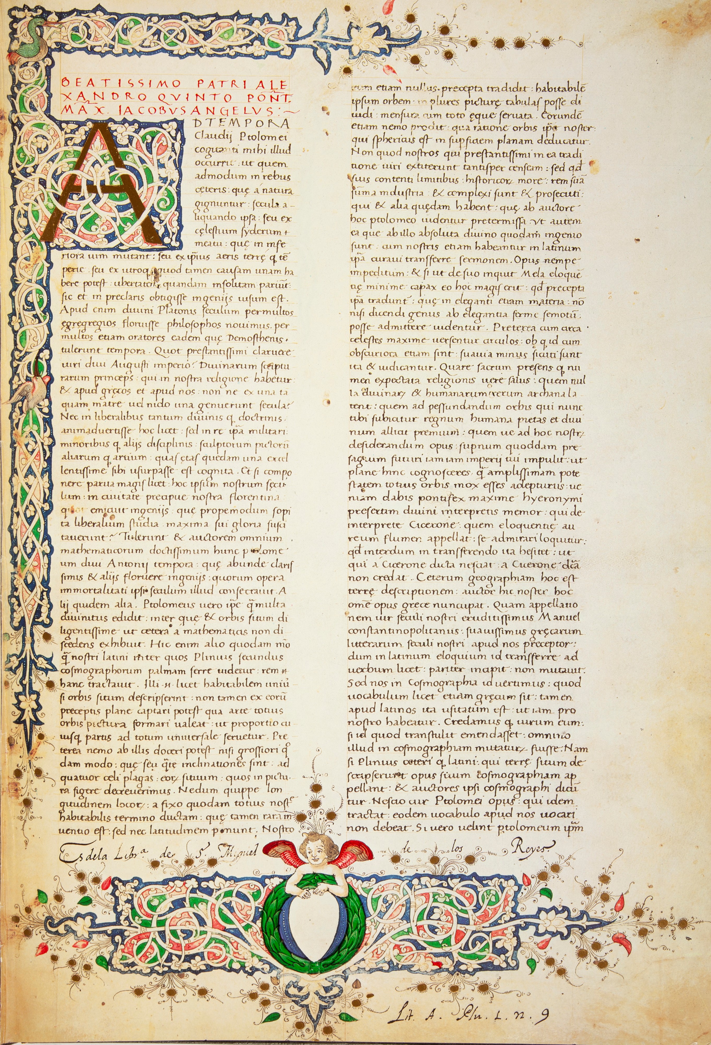 Riproduzione Anastatica della Cosmografia di Claudio Tolomeo. Codice 1895 dei Manoscritti della B...