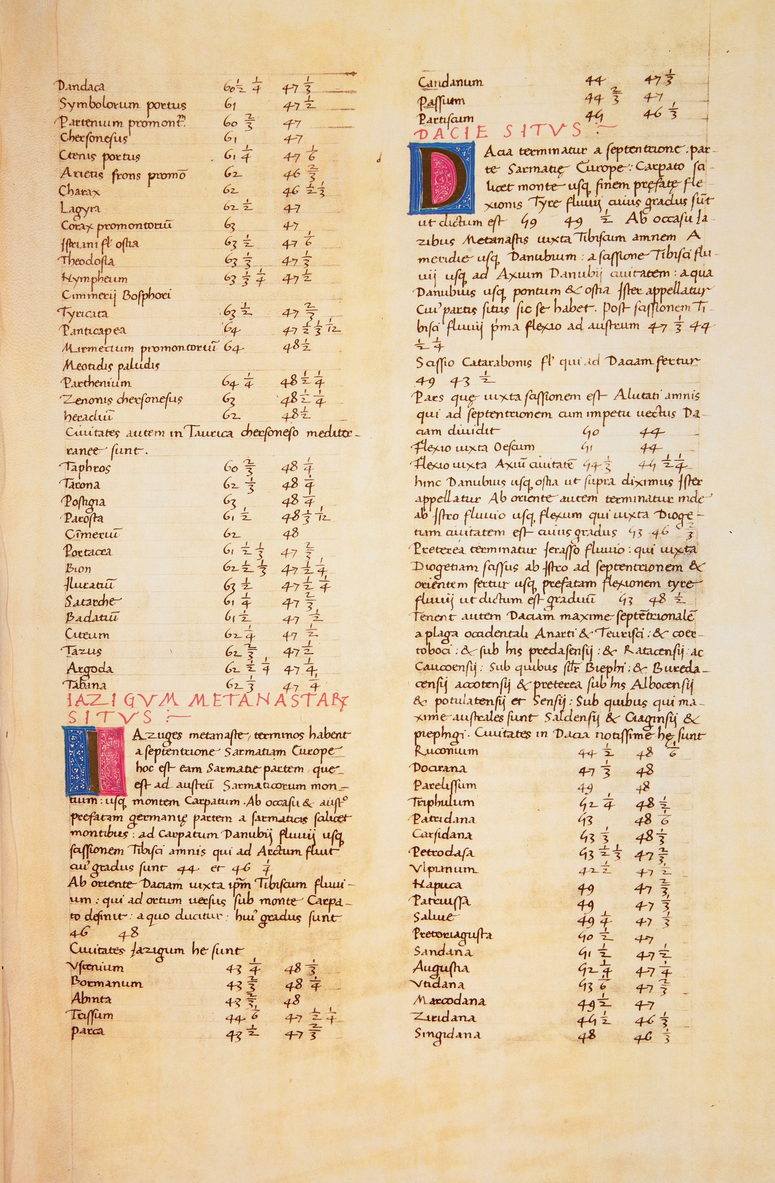Riproduzione Anastatica della Cosmografia di Claudio Tolomeo. Codice 1895 dei Manoscritti della B...
