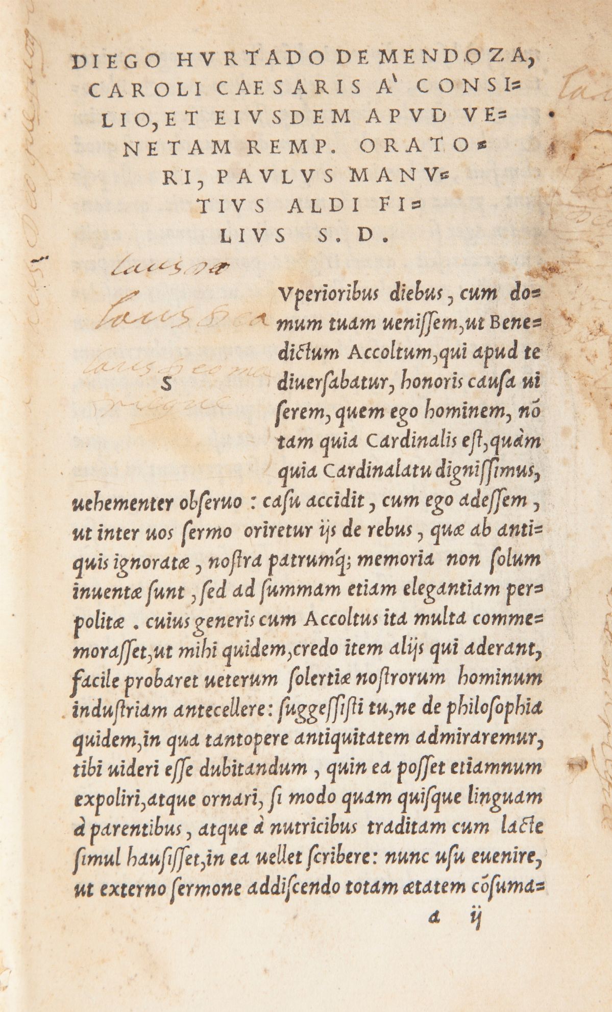 (aldina) M. Tullii Ciceronis De Philosophia, Prima Pars, Id Est, Academicarum Quaestionum Edition...