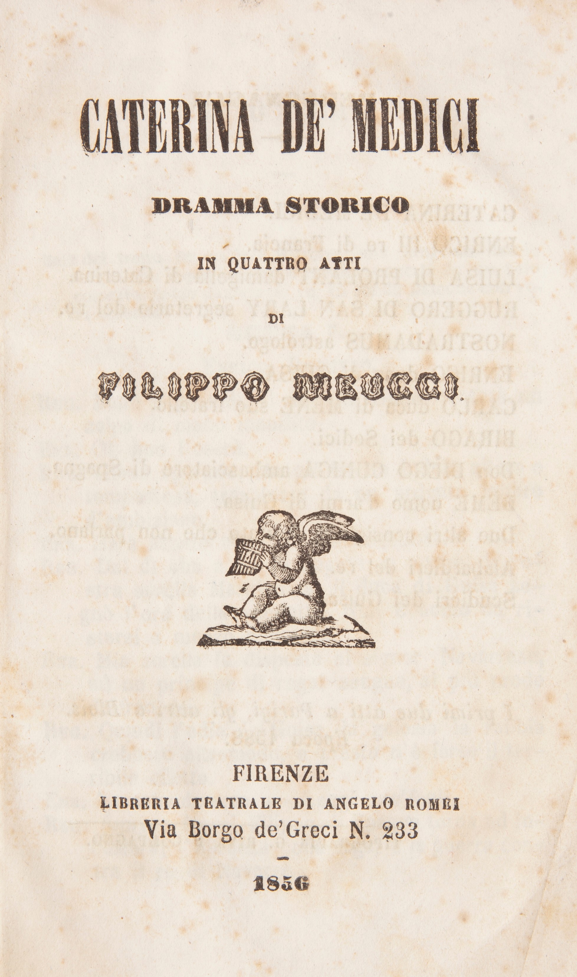 Commedie del Nuovo Repertorio Drammatico della Libreria Teatrale di Angelo Romei di Firenze (3 vo...