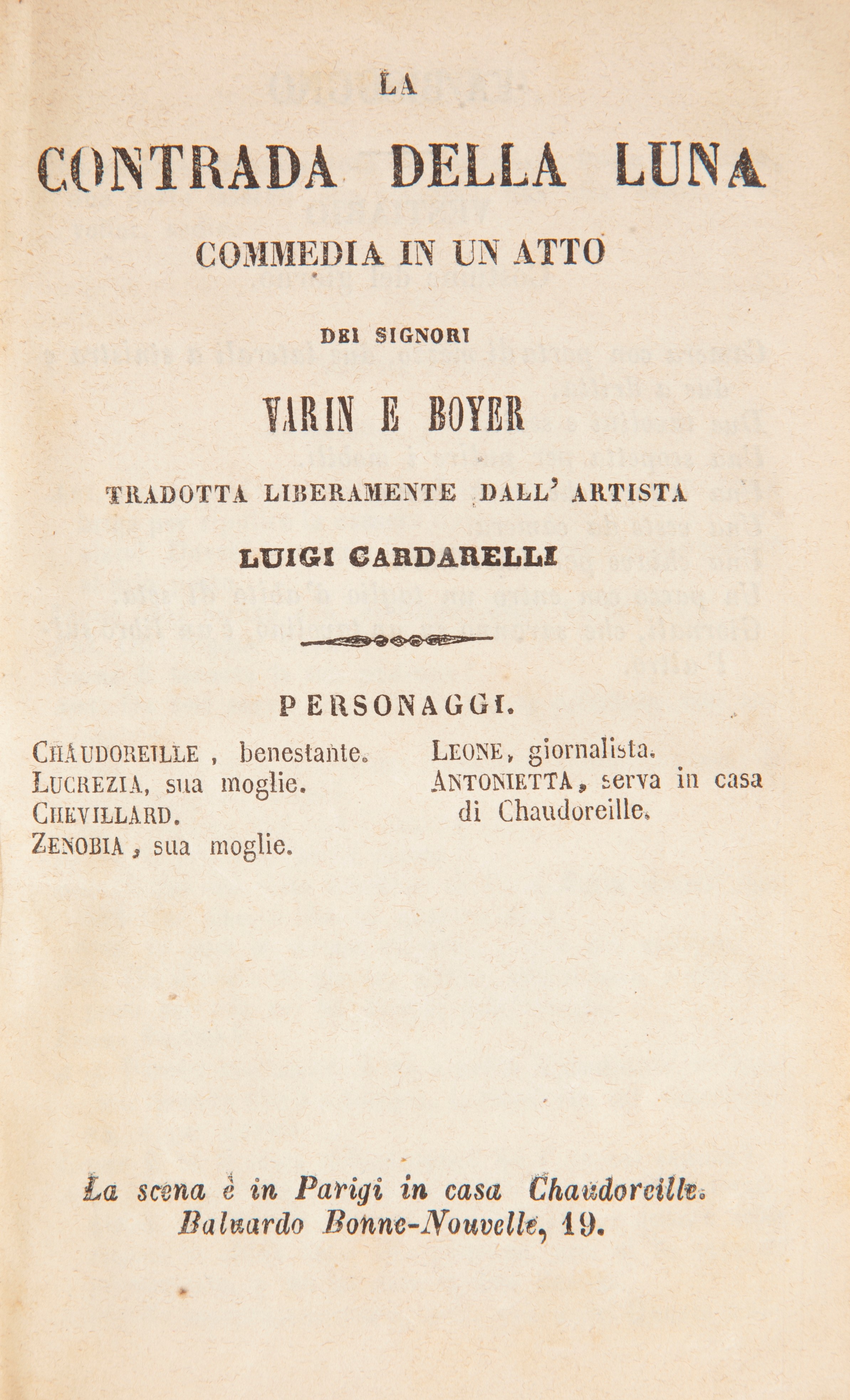 Commedie del Nuovo Repertorio Drammatico della Libreria Teatrale di Angelo Romei di Firenze (3 vo...