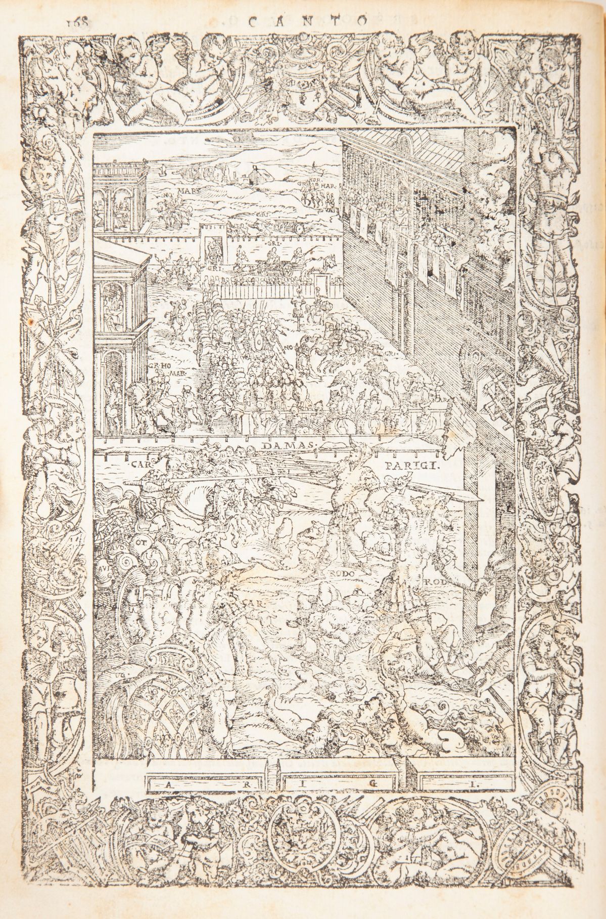 Orlando Furioso di M. Lodovico Ariosto, Tutto Ricorretto, Et di Nuove Figure Adornato. con le Ann...