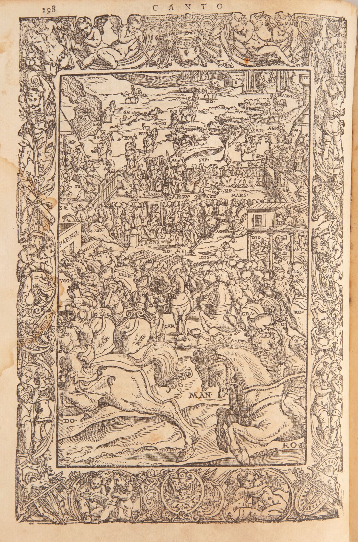 Orlando Furioso di M. Lodovico Ariosto, Tutto Ricorretto, Et di Nuove Figure Adornato. con le Ann...